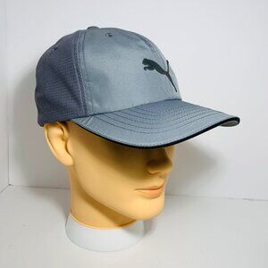 Puma Baseball Cap Classic Logo Embroidered Adjustable Outdoor Men's Gray